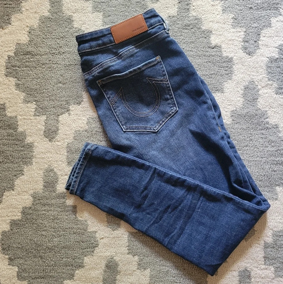 NWOT True Religion Halle High Rise Super Skinny Jeans, Size 32 - Picture 2 of 5